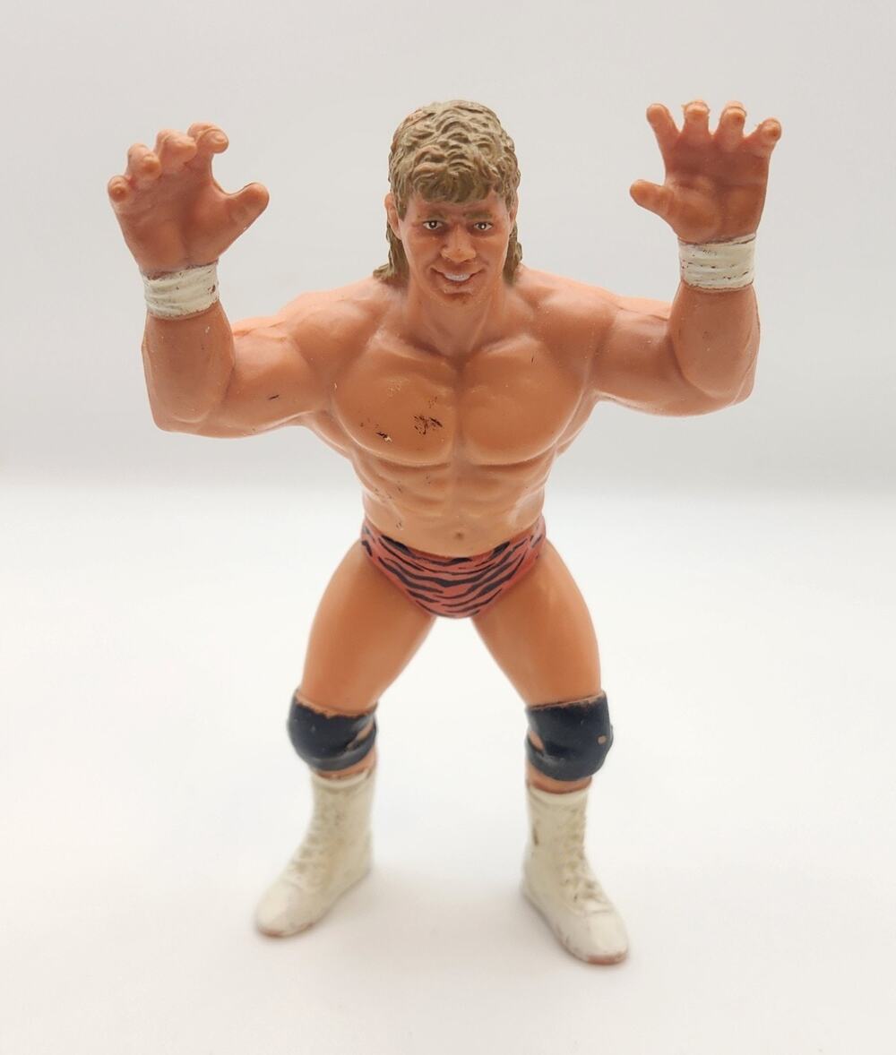 Vintage 1990 WCW Brian Pillman Action Figure Galoob Wrestler Toy Loose Red White